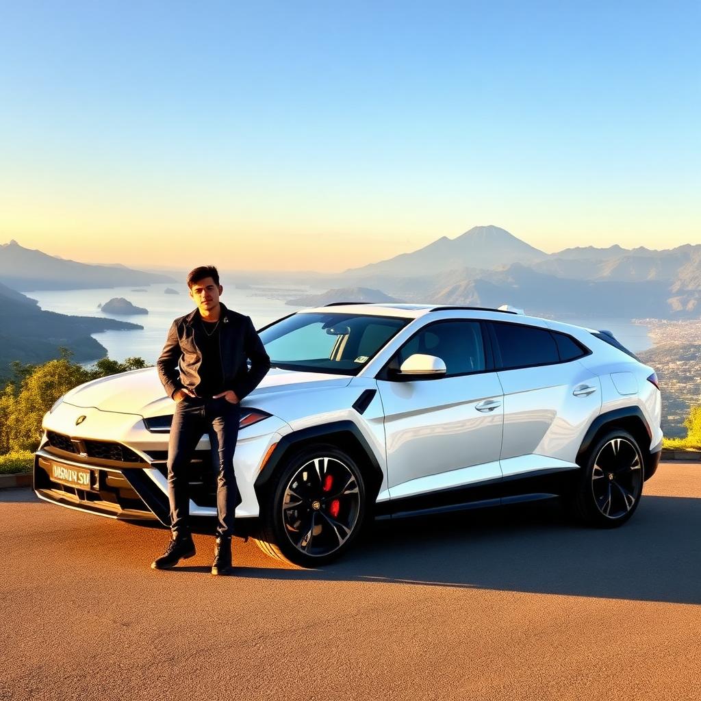 Mateo Quintana con Lamborghini Urus